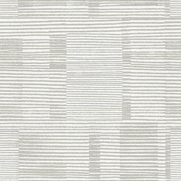 media image for Callaway Grey Woven Stripes Wallpaper from Georgia Collection by Brewster 273