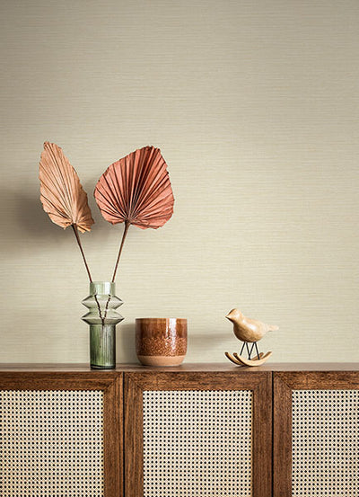 product image for agave light yellow faux grasscloth wallpaper brewster 4080 24280 2 65