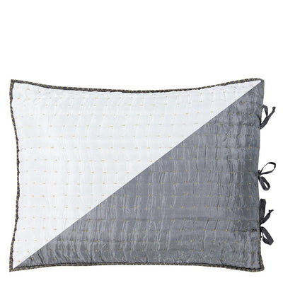 product image for chenevard chalk graphite silk quilt and shams design by designers guild 5 1