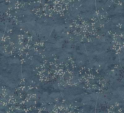 product image of Arian Blue Inkburst Wallpaper from Lumina Collection by Brewster 537