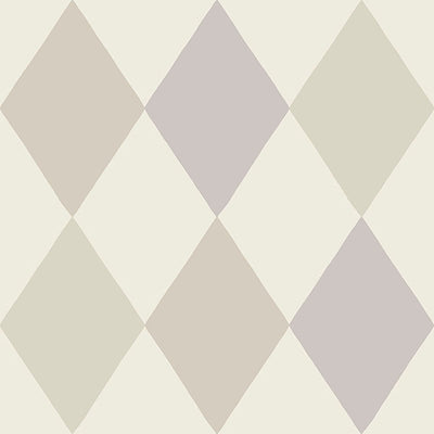 product image for Kalas Lavender Diamond Wallpaper from Briony Collection by Brewster 52