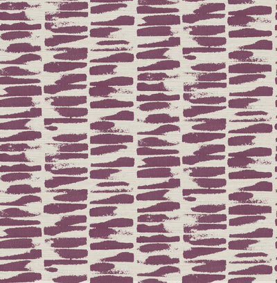 product image for Myrtle Purple Abstract Stripe Wallpaper 48