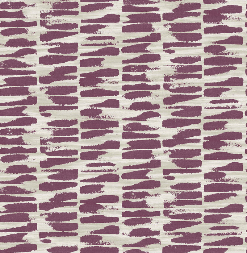 media image for Myrtle Purple Abstract Stripe Wallpaper 253