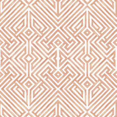 product image of Lyon Coral Geometric Key Wallpaper 536