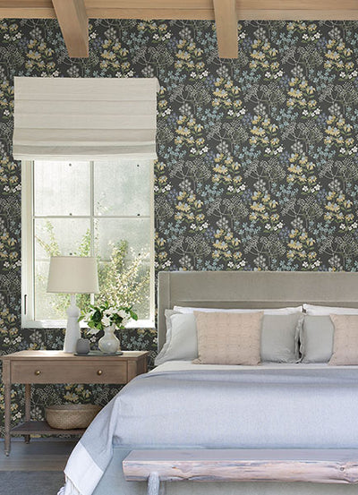 product image for Cultivate Grey Springtime Blooms Wallpaper 18
