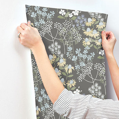 product image for Cultivate Grey Springtime Blooms Wallpaper 61