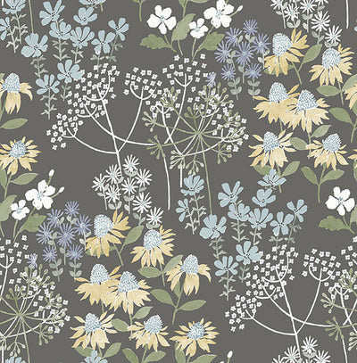 product image for Cultivate Grey Springtime Blooms Wallpaper 4