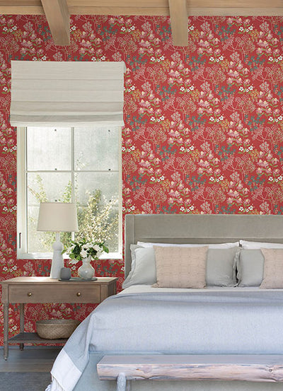 product image for Cultivate Red Springtime Blooms Wallpaper 54
