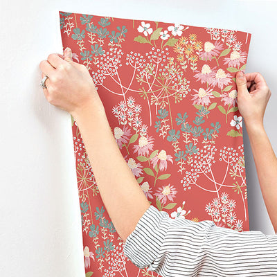 product image for Cultivate Red Springtime Blooms Wallpaper 52