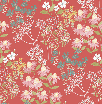 product image for Cultivate Red Springtime Blooms Wallpaper 53