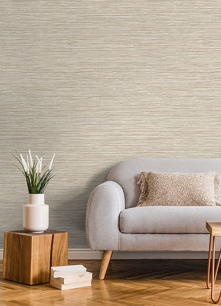 media image for Alton Taupe Faux Grasscloth Wallpaper from Fusion Advantage Collection by Brewster 233