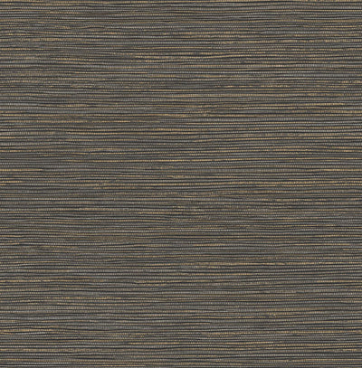 product image of Alton Black Faux Grasscloth Wallpaper from Fusion Advantage Collection by Brewster 587