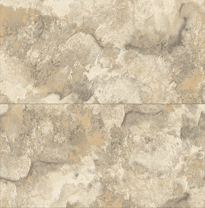 product image of Aria Neutral Marbled Tile Wallpaper from Fusion Advantage Collection by Brewster 580