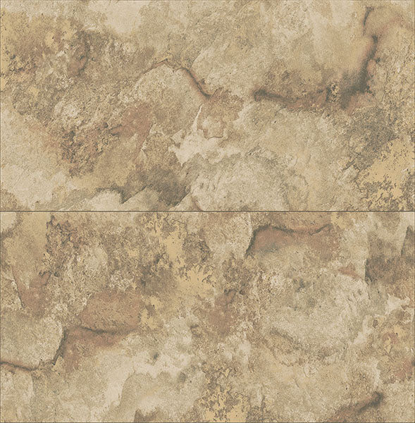 media image for Aria Light Brown Marbled Tile Wallpaper from Fusion Advantage Collection by Brewster 216