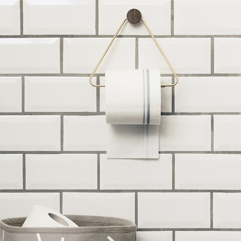 media image for Brass Toilet Paper Holder by Ferm Living 273