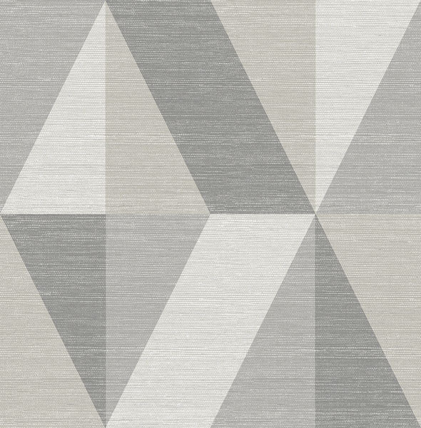 media image for Winslow Stone Geometric Faux Grasscloth Wallpaper 253