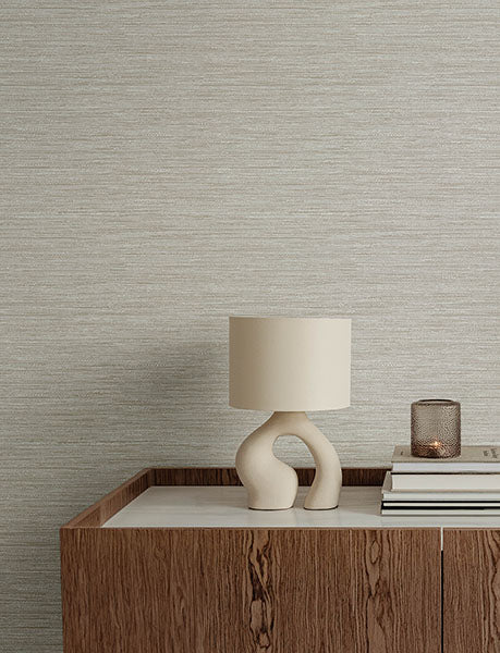 media image for Sheehan Neutral Faux Grasscloth Wallpaper 228