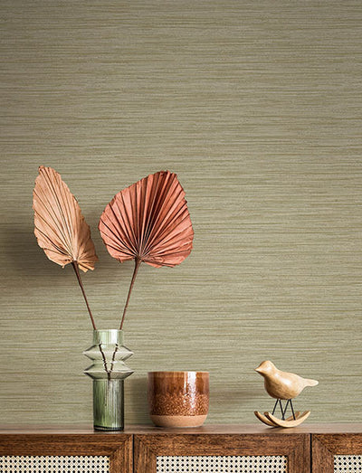 product image for Sheehan Gold Faux Grasscloth Wallpaper 3
