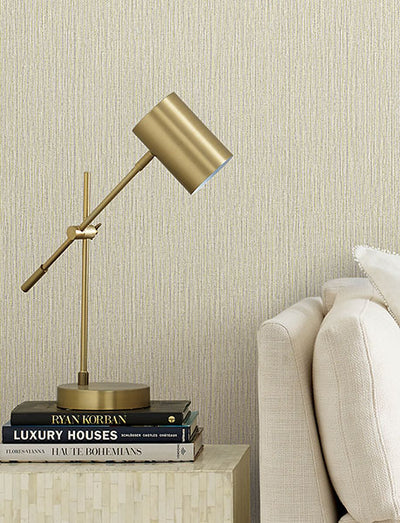 product image for Bowman Wheat Faux Linen Wallpaper 36