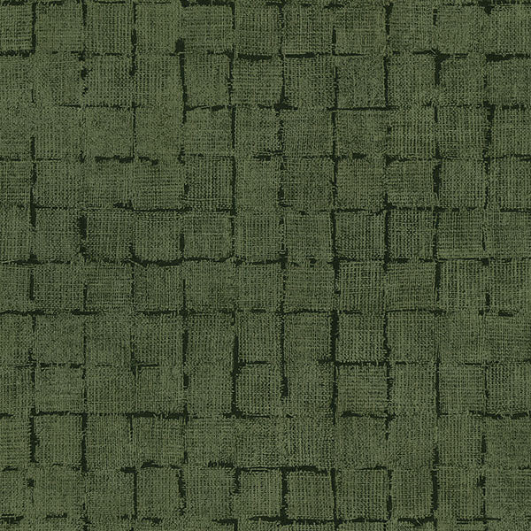 media image for Blocks Olive Checkered Wallpaper 245