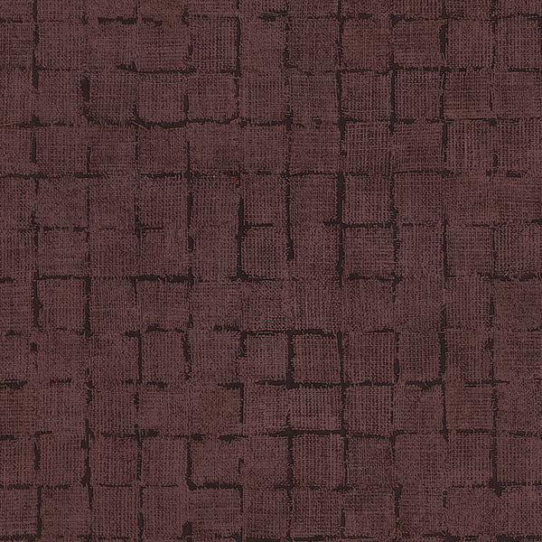 media image for Blocks Burgundy Checkered Wallpaper 287