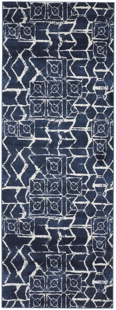 product image for Meera Blue Rug by BD Fine Flatshot Image 1 20