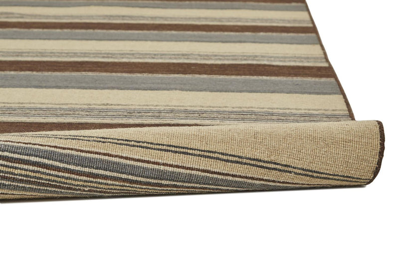 media image for Naida Flatweave Brown and Gray Rug by BD Fine Roll Image 1 228