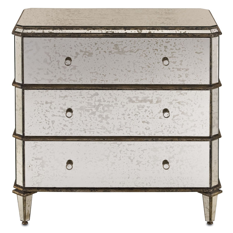 media image for Antiqued Mirror Chest 2 262