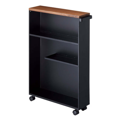 product image for tower rolling slim bathroom cart with handle by yamazaki 22 53