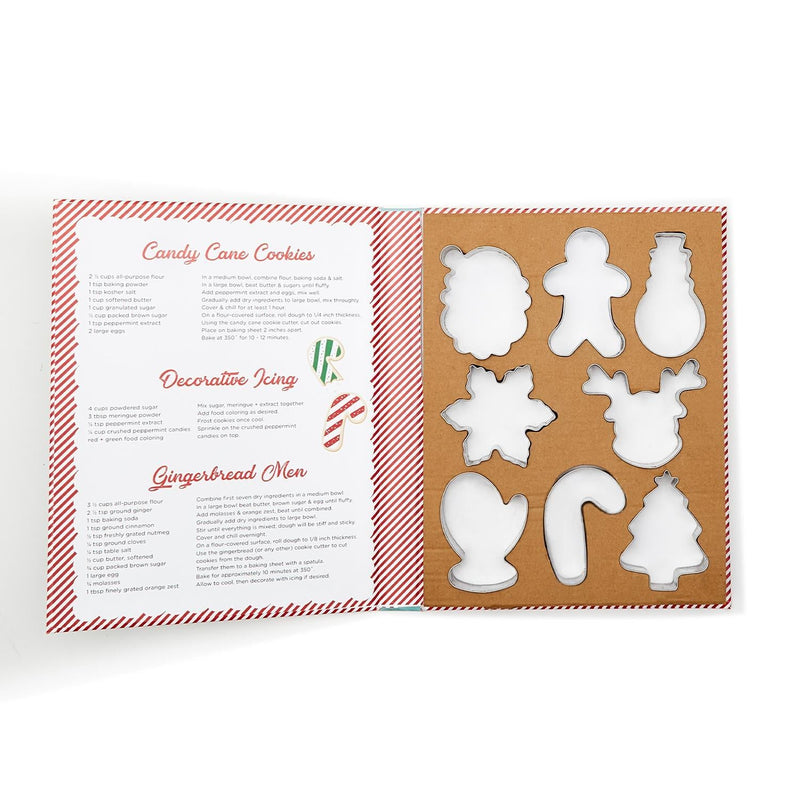 media image for Holiday Baking Cookie Cutters with Recipes 228