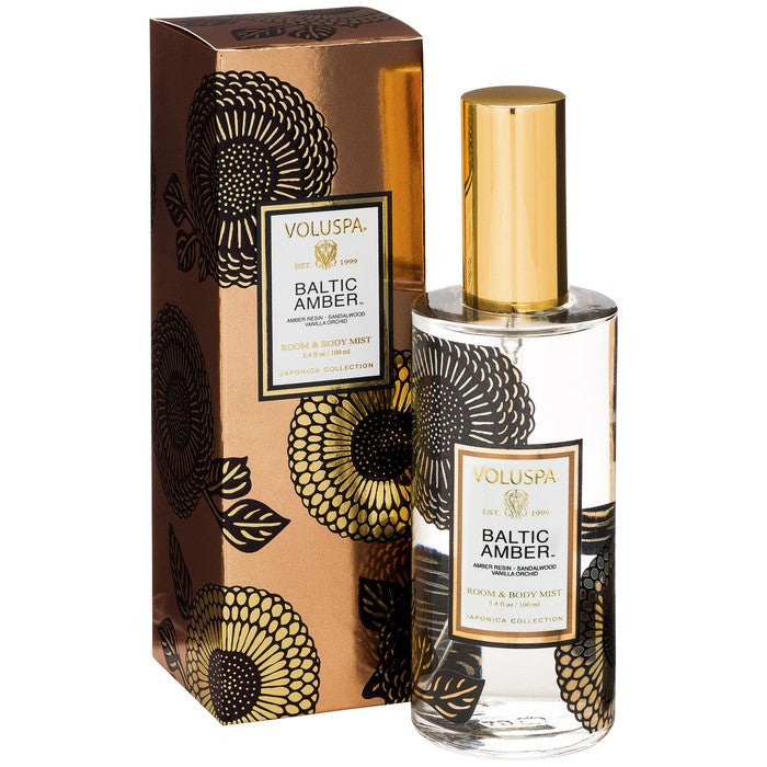media image for baltic amber room body mist design by voluspa 1 283