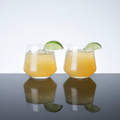 product image for angled crystal cocktail tumblers 4 9