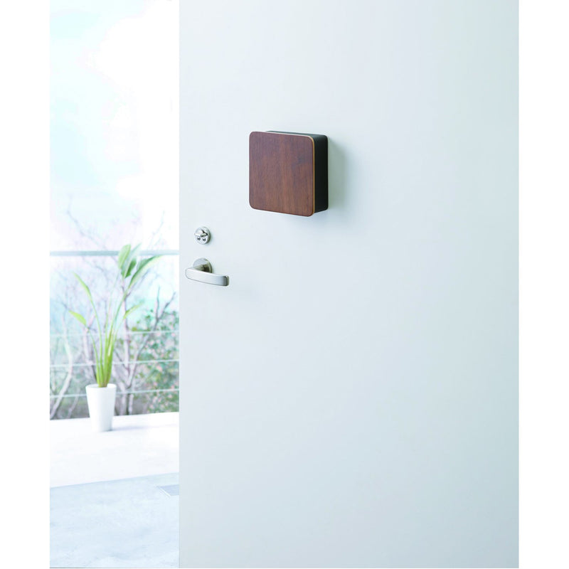 media image for Rin Square Magnet Key Cabinet - Wood Accent by Yamazaki 272