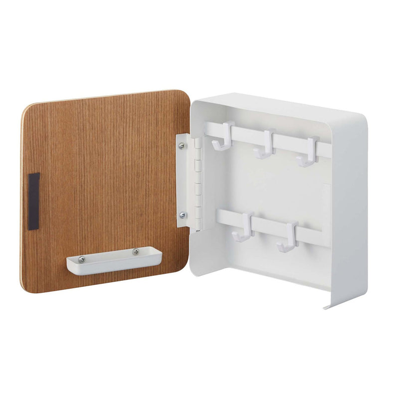 media image for Rin Square Magnet Key Cabinet - Wood Accent by Yamazaki 290