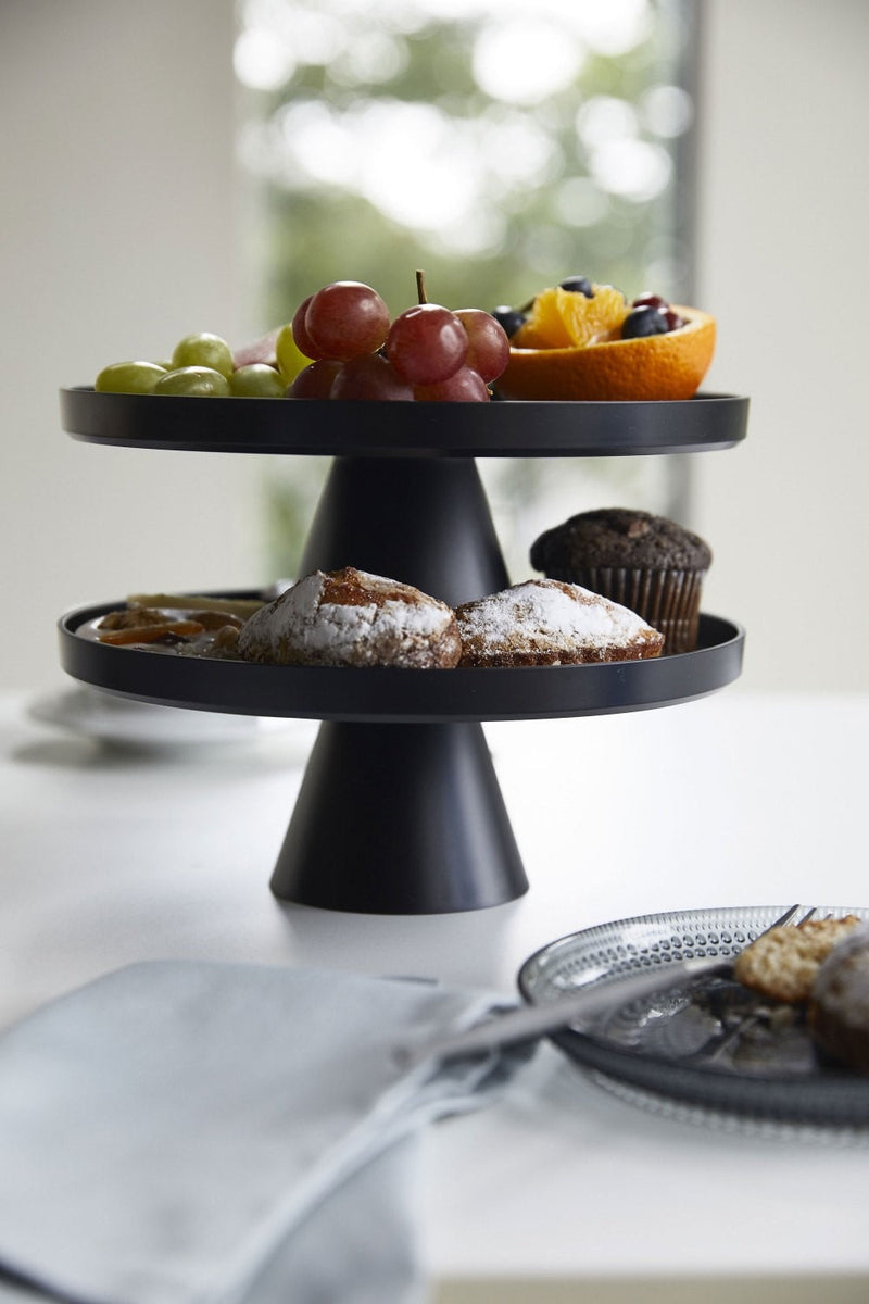 media image for tower stackable serving stand by yamazaki yama 4909 22 239