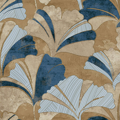 product image of Ginko Blue Wallpaper from Stratum Collection by Galerie Wallcoverings 598
