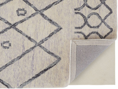 product image for Quillan Hand Tufted Beige and Gray Rug by BD Fine Fold Image 1 67