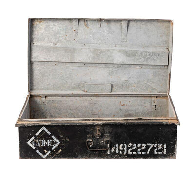 product image for vintage steel trunk design by puebco 2 72