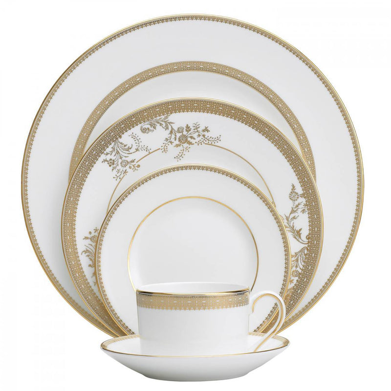 media image for Vera Lace Gold Dinnerware Collection by Vera Wang 282