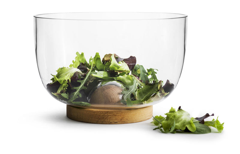 media image for Nature Salad Bowl w/Oak Trivet 256