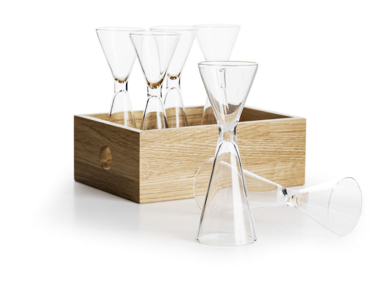 media image for Shot Glass Set w/ Storage Box design by Sagaform 235