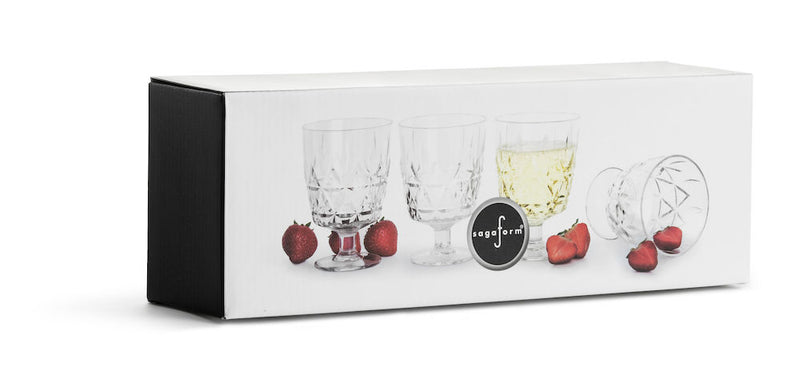media image for set of 4 picnic glasses in various sizes design by sagaform 6 288