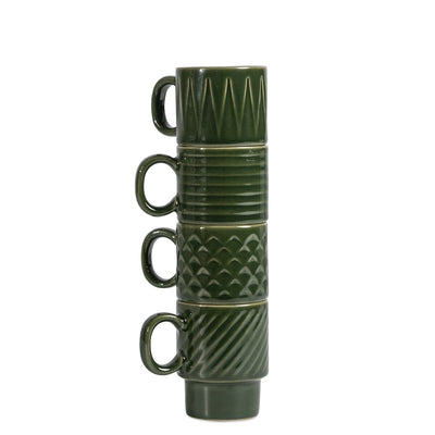 product image of coffee more espresso mug set of 4 by sagaform 5018287 1 550