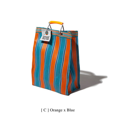 product image for recycled plastic stripe bag rectangle d15 by puebco 503332 4 86