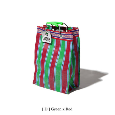 product image for recycled plastic stripe bag rectangle d15 by puebco 503332 5 17