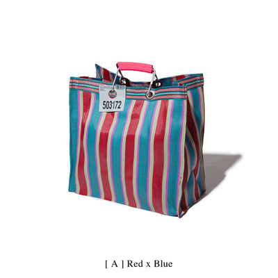 product image for recycled plastic stripe bag square by puebco 503271 2 79