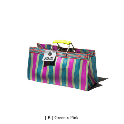 product image for recycled plastic stripe bag wide by puebco 503394 3 84