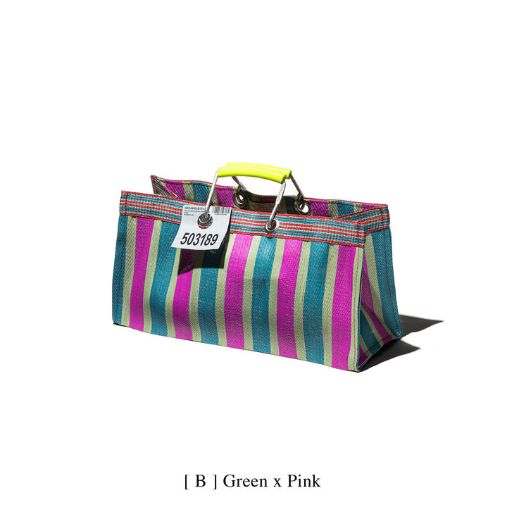 media image for recycled plastic stripe bag wide by puebco 503394 3 234