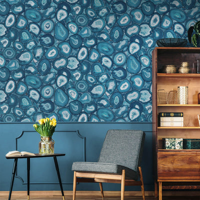 product image for Filo Agate Wallpaper in Spirulina 90