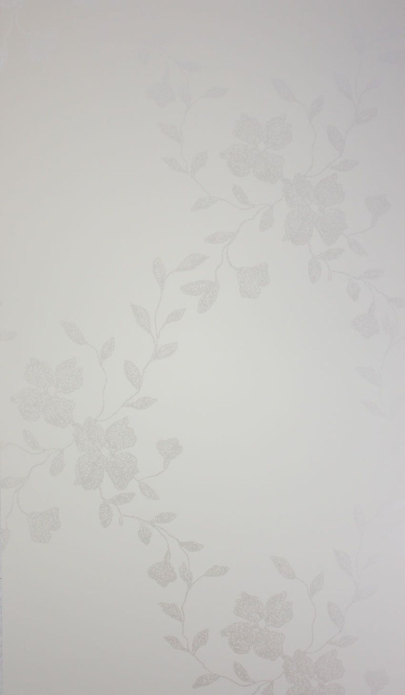 media image for Alyssa Wallpaper in silver from the Giverny Collection by Nina Campbell 239